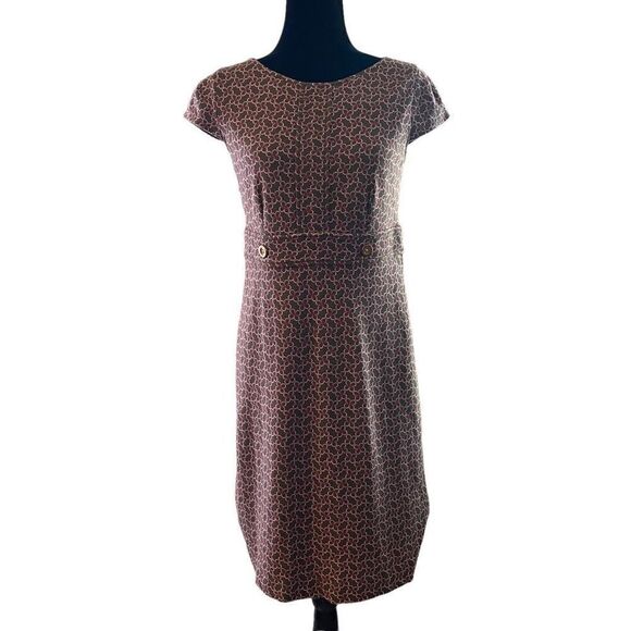 Lilly Pulitzer S'mores Dress Fleur de Lis Mod Size 4 - Picture 1 of 12